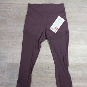Lululemon Wunder Train Mesh HR Tight 25” Grape Thistle Purple Women's 6 NWT New